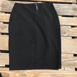 Express, black pencil skirt, zippered